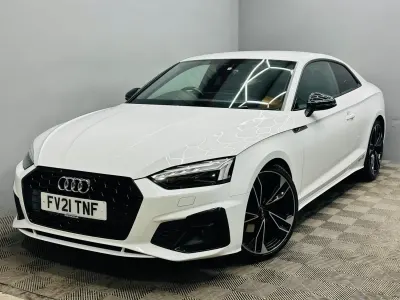 Używany Audi A5 Comfort 245 KM (180 kW) 2021 Biały Coupe