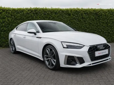 Used Audi A5 Sportback S-Line 204 HP (150 kW) 2023 White Hatchback