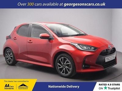 Red Used 2022 Toyota Yaris Hybrid Design Hatchback | £13,950 (Good price)