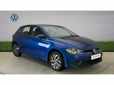 Used VW Polo Life 95 HP (69 kW) 2023 Blue Hatchback