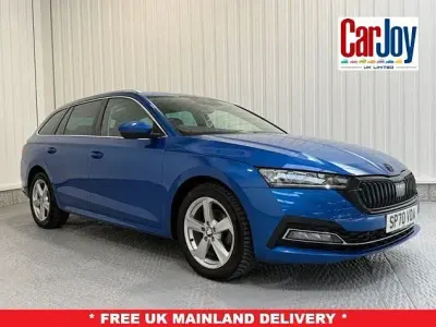 Used Skoda Octavia SE L First Edition 150 HP (110 kW) 2020 Blue Estate