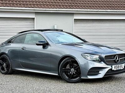 Used Mercedes E220 AMG Line Premium Plus 194 HP (142 kW) 2018 Grey Coupe