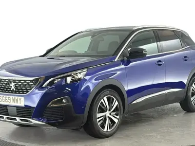 Used Peugeot 3008 GT-line 131 HP (96 kW) 2019 Blue SUV