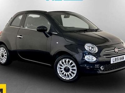 Used Fiat 500C Lounge 69 HP (50 kW) 2019 Black Cabriolet