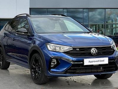 Reef blue metallic black Used 2025 VW Taigo R-line SUV | £22,180 (Fair price)