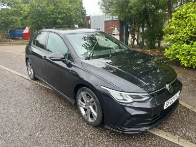 Used VW Golf VIII R-line 150 HP (110 kW) 2022 Black Hatchback