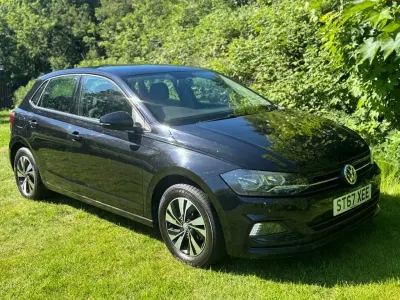 Used VW Polo SE 65 HP (47 kW) 2018 Black Hatchback