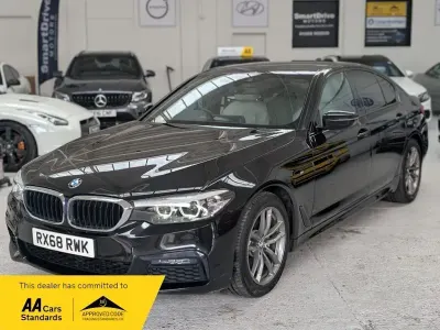Used BMW 520 M Sport 190 HP (139 kW) 2018 Black Sedan