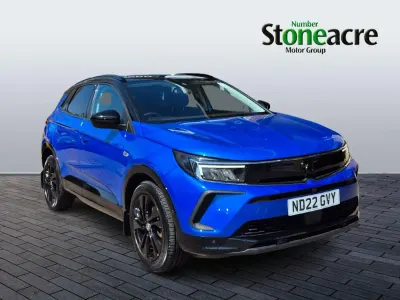 Used Vauxhall Grandland X GS Line 130 HP (95 kW) 2022 Blue SUV
