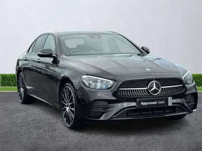 Used Mercedes E450 AMG line 2023 Black Sedan