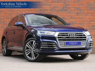 Begagnad Audi Q5 S-Line 190 HK (139 kW) 2018 Blå SUV