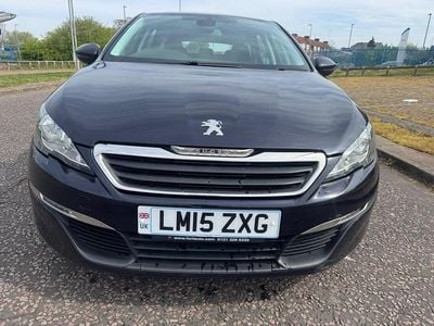 Used Peugeot 308 Active 130 HP (95 kW) 2015 Blue Estate