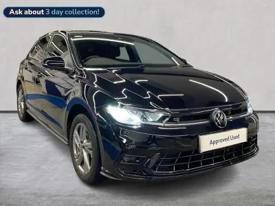 Used VW Polo R-line 110 HP (80 kW) 2022 Black Hatchback