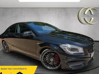 Used Mercedes CLA45 AMG AMG 381 HP (280 kW) 2016 Black Coupe