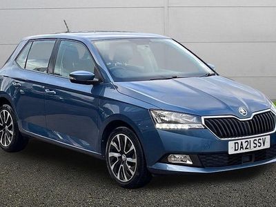 Blue Used 2021 Skoda Fabia SE Drive Hatchback | £11,499 (Fair price)