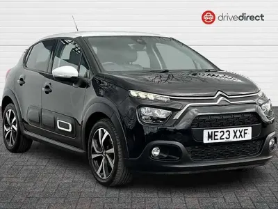 Used Citroën C3 PureTech 110 HP (80 kW) 2023 Black Hatchback