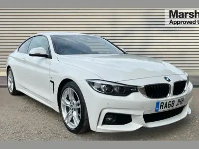 Used BMW 420 Coupé M Sport 190 HP (139 kW) 2018 White Coupe