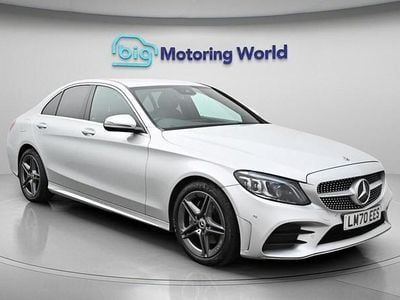 Used Mercedes C220 AMG line 194 HP (142 kW) 2020 Silver Sedan