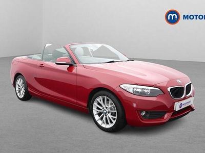 Used BMW 218 136 HP (100 kW) 2017 Red Cabriolet