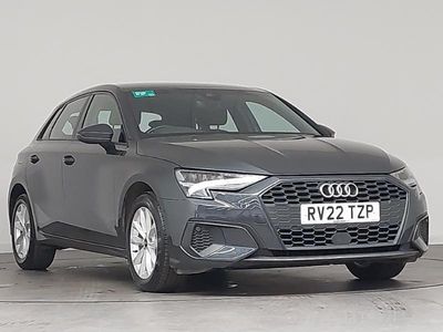 Begagnad Audi A3 Comfort 150 HK (110 kW) 2022 Grå Sedan