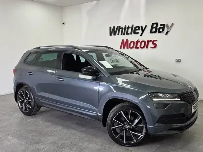 Used Skoda Karoq SportLine 150 HP (110 kW) 2019 Grey SUV