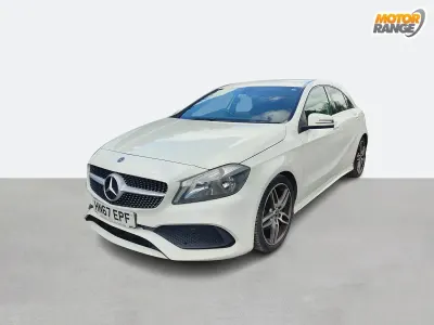 Used Mercedes A200 AMG line 2017 White Hatchback
