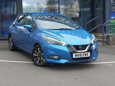 Used Nissan Micra Acenta Limited Edition 71 HP (52 kW) 2018 Blue Hatchback