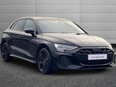 Arkona white Used 2025 Audi A3 e-tron Black Edition Hatchback | £32,350 (Fair price)