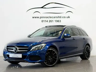 Used Mercedes C250 Premium Plus 2018 Blue Estate