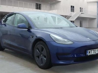 Used Tesla Model 3 Standard Range 239 kW (325 HP) 2020 Blue Sedan