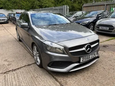 Used Mercedes A160 AMG line 102 HP (75 kW) 2017 Grey Hatchback