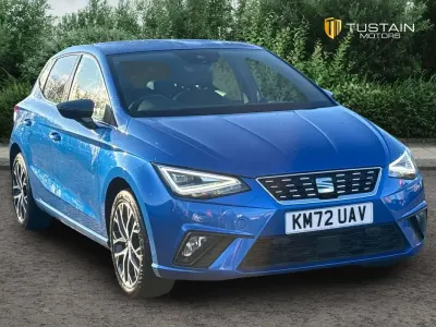 Second-hand Seat Ibiza XCELLENCE Lux 95 CP (69 kW) 2022 Albastru Hatchback