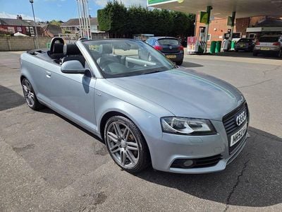 Begagnad Audi A3 Cabriolet Black Edition 200 HK (147 kW) 2009 Silver Cab
