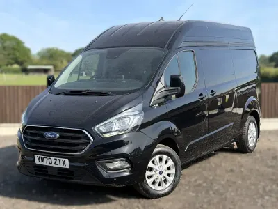 Used Ford Transit Custom Limited 130 HP (95 kW) 2021 Black Van