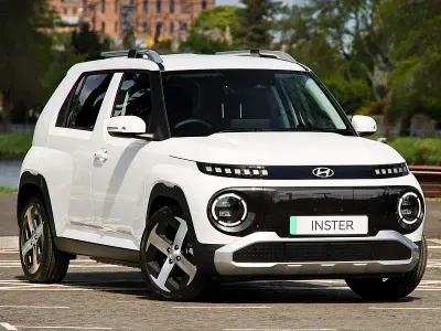 New Hyundai Inster 85 kW (116 HP) 2025 White Hatchback