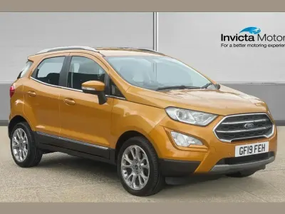 Used Ford Ecosport Titanium 125 HP (91 kW) 2019 Yellow SUV