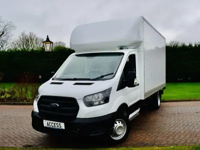 Used Ford Transit S 130 HP (95 kW) 2022 White Cabriolet