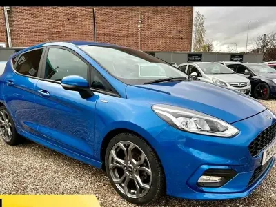 Begagnad Ford Fiesta ST-Line 125 HK (91 kW) 2019 Blå Halvkombi