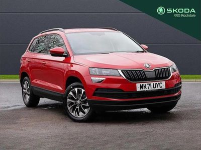 Used Skoda Karoq SE Drive 108 HP (79 kW) 2021 Red SUV