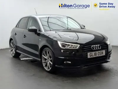 Used Audi A1 Sportback Black Edition 125 HP (91 kW) 2018 Black Hatchback