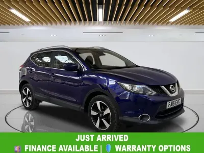 Used Nissan Qashqai N-Connecta 115 HP (84 kW) 2016 Blue SUV