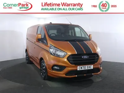 Used Ford Transit Custom Sport 185 HP (136 kW) 2020 Orange Van