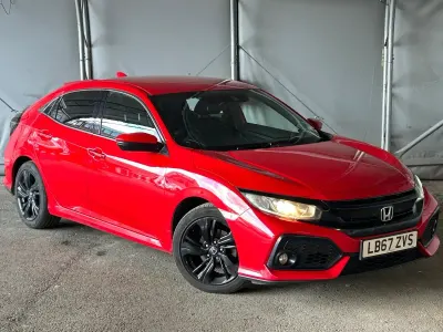 Used Honda Civic SR 2018 Red Hatchback