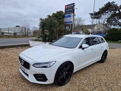 Used Volvo V90 R-Design Pro 2018 White Estate