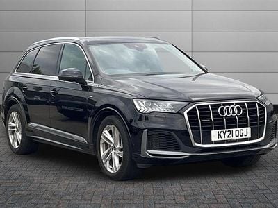 Używany Audi Q7 S-Line 381 KM (280 kW) 2021 Czarny SUV