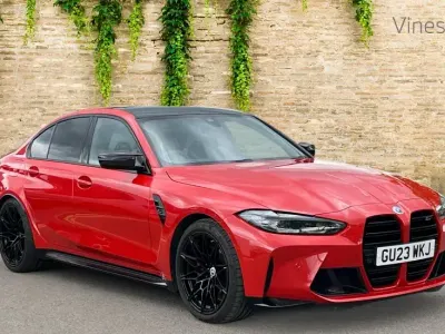 Begagnad BMW M3 Competition Edition 503 HK (369 kW) 2023 Röd