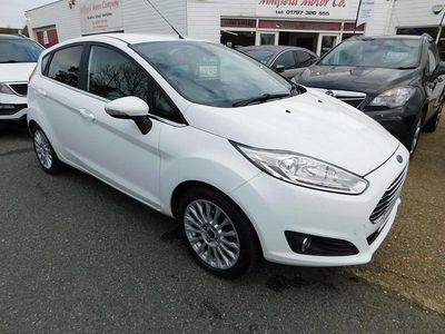 Used Ford Fiesta Titanium 2014 White Hatchback
