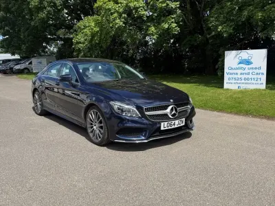 Used Mercedes CLS350 AMG line 2015 Blue Coupe