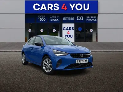 Used Vauxhall Corsa Design Edition 75 HP (55 kW) 2022 Blue Hatchback