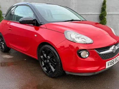 Used Vauxhall Adam 69 HP (50 kW) 2016 Red Hatchback